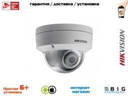 № 100047 Купить 2Мп уличная купольная IP-камера с ИК-подсветкой до 30м DS-2CD2123G0-IS Саратов